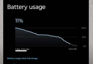 Battery usage